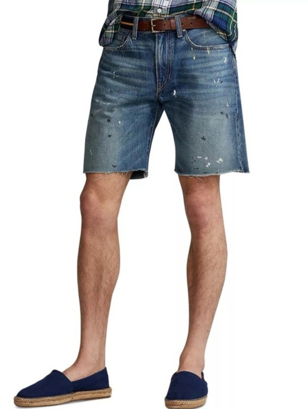 Ralph Lauren Distressed Denim Cutoff Shorts